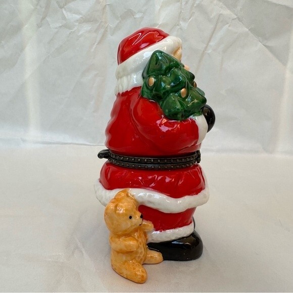 Santa Xmas Trinket Box - Picture 9 of 11